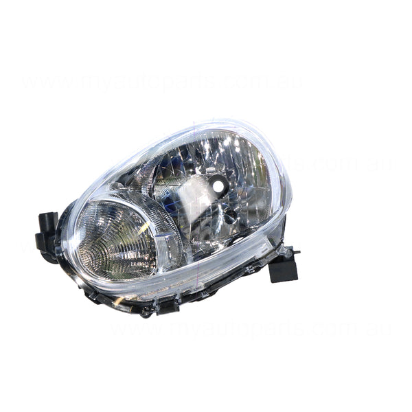 Halogen Head Lamp Passenger Side Certified Suits Nissan Micra K13 2010 to 2013
