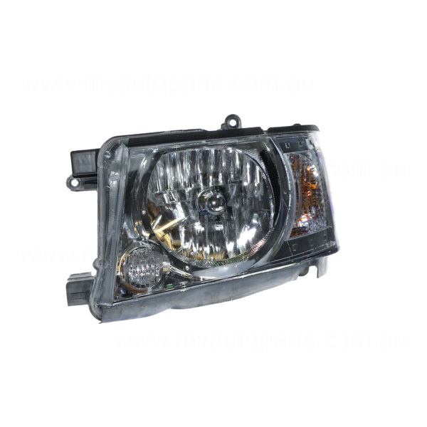 Head Lamp Passenger Side OEM Suits Nissan Patrol GU/Y61 1997 to 2016