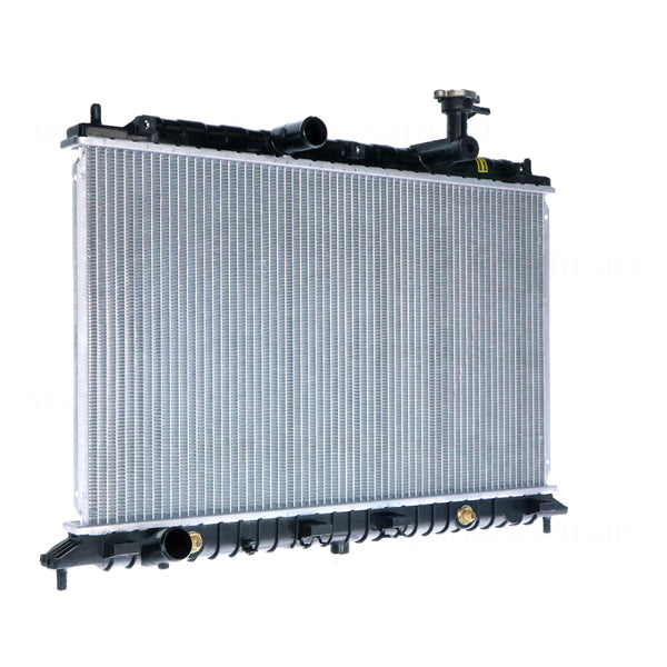 Radiator 33 mm 33 / Plastic Aluminium 368 x 648 x 16 mm Manual/Auto 1.4L/1.6L L G4EE/G4ED Aftermarket Suits Kia Rio JB 2005 to 2011