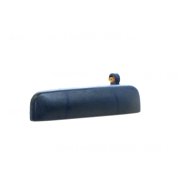 Black Front Door Outer Handle Passenger Side Aftermarket Suits Nissan Navara D22 2001 to 2015