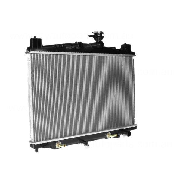 Radiator 28 / 28 mm Plastic Aluminium 350 x 558 x 16 mm Manual/Auto 1.5L L ZY Aftermarket Suits Mazda 2 DE 2007 to 2014