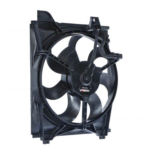 A/C Condenser Fan Assembly Aftermarket Suits Kia Rio JB 2005 to 2011