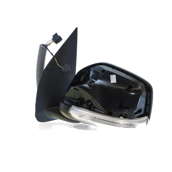 Black Door Mirror Electric Adjust Passenger Side OEM Suits Nissan Navara D40 2010 to 2015