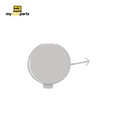 White Rear Bar Tow Hook Cover Genuine Suits Mitsubishi Lancer CJ 2007 to 2015