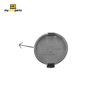 White Rear Bar Tow Hook Cover Genuine Suits Mitsubishi Lancer CJ 2007 to 2015