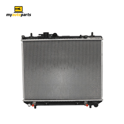 Radiator 32 / 32 mm Plastic Aluminium 425 x 558 x 26 mm Manual/Auto 1.3 L K3-VE Aftermarket Suits Daihatsu Terios J100G/J102G 1997 to 2000