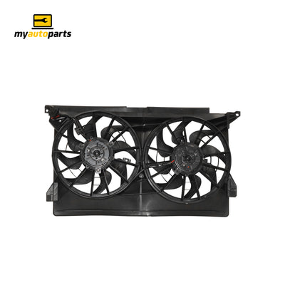 12 v Radiator Fan Assembly Aftermarket Suits Ford Falcon DF/DL/EF/EL/XH 1994 to 1999 4 Pin Plug