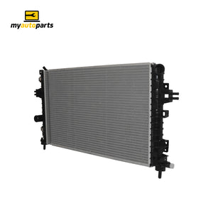 Radiator 34 / 34 mm Plastic Aluminium 600 x 368 x 16 mm Automatic 1.8L L Z18 Aftermarket Suits Holden Astra AH 2004 to 2009