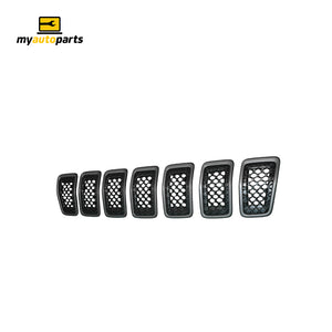 Black Grille Genuine Suits Jeep Cherokee KL 2018 to 2021