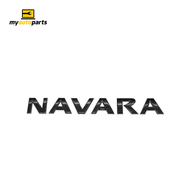 Tail Gate Emblem Genuine suits Nissan Navara