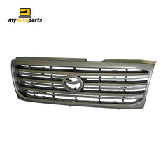 Silver Grille Aftermarket suits Toyota Landcruiser 100 Series 8/2002 to 5/2005
