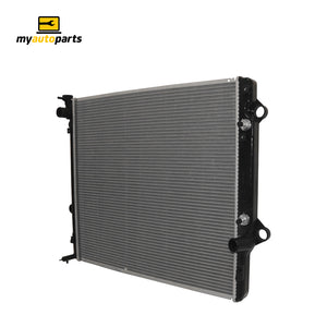 Radiator 38 / 38 mm Plastic Aluminium 650 x 598 x 36 mm Mauto 3.0 L 1KZTE Aftermarket Suits Toyota Prado RZJ120R / GRJ120R / KDJ120R 2002 to 2009