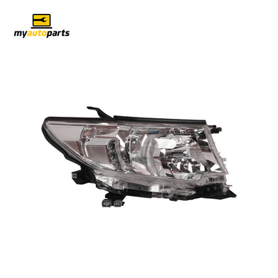 Halogen Head Lamp Drivers Side Genuine Suits Toyota Prado GX GDJ150R 2017 to 2021