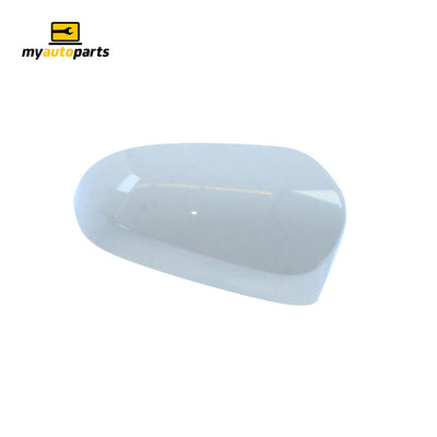White Door Mirror Cover Drivers Side Genuine suits Toyota Yaris Hatch 2011 On