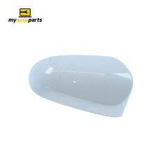 White Door Mirror Cover Drivers Side Genuine suits Toyota Yaris Hatch 2011 On