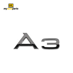 Lift Gate Emblem Genuine suits Audi A3