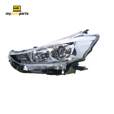 Halogen Head Lamp Passenger Side Genuine Suits Toyota Prius-V ZVW40R 2015 On