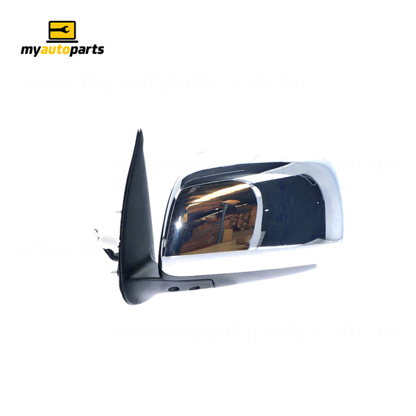 Chrome Door Mirror Electric Adjust Passenger Side Genuine suits Toyota Hilux 15/25/26 Series Dual Cab 4WD SR5 2010 to 2011