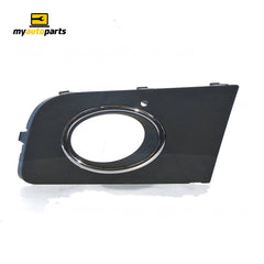 Chrome Front Bar Grille With Fog Light Mount Passenger Side Genuine Suits Volkswagen Amarok 2H 6/2013 to 11/2016