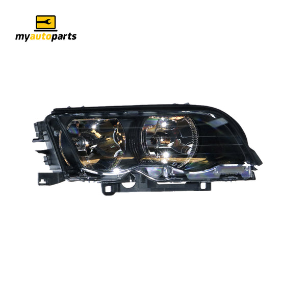 Halogen Head Lamp Drivers Side Certified Suits BMW 3 Series E46 Sedan 1998 to 2001