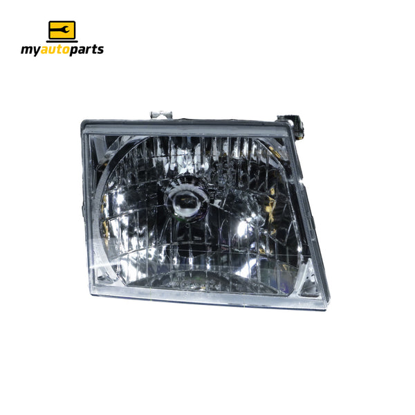 Halogen Manual Adjust Head Lamp Drivers Side Certified Suits Ford Courier PG/PH 2002 to 2006
