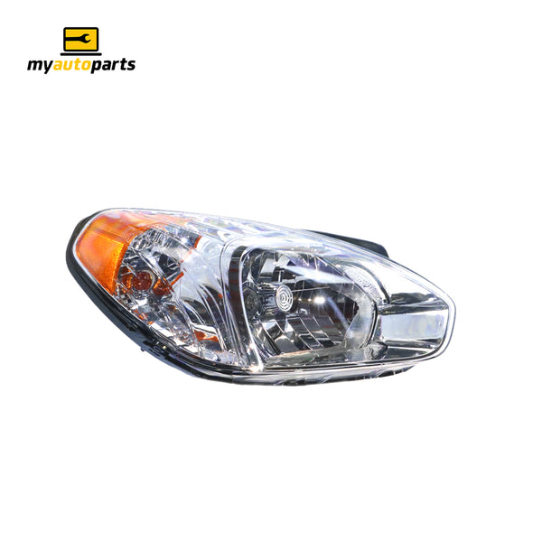 Head Lamp Drivers Side Genuine Suits Hyundai Accent MC 2006 to 2009