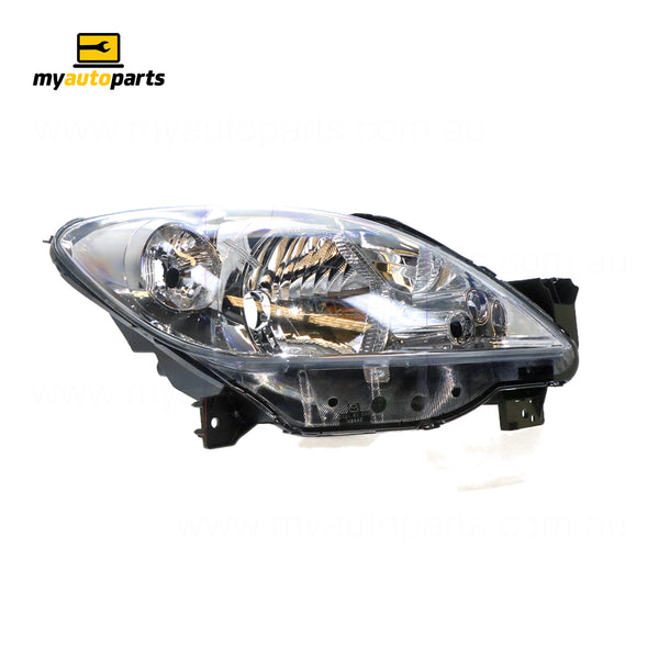 Halogen Manual Adjust Head Lamp Drivers Side Genuine Suits Mazda 2 DY 2005 to 2007