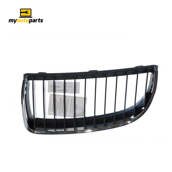 Grille Passenger Side Certified Suits BMW 3 Series E90 2005 to 2008