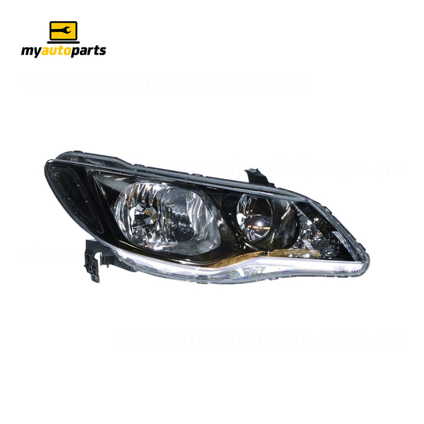 Head Lamp Drivers Side Genuine Suits Honda Civic 8th Generation FD 2009 to 2012