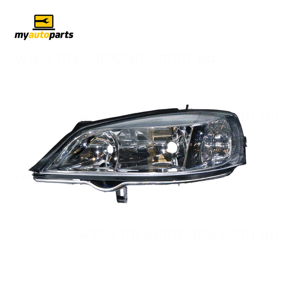 Halogen Manual Adjust Head Lamp Passenger Side Certified Suits Holden Astra TS 1998 to 2006