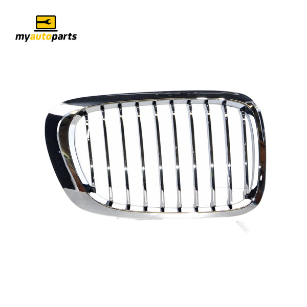Chrome Grille Driver Side Aftermarket Suits BMW 3 Series E46 Coupe & Cabrio  2003 to 2005