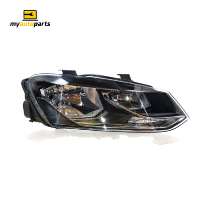 Halogen Head Lamp Drivers Side Certified Suits Volkswagen Polo 6R 2014 to 2018
