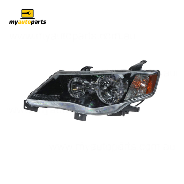 Halogen Head Lamp Passenger Side Genuine Suits Mitsubishi Outlander ZG 2007 to 2009