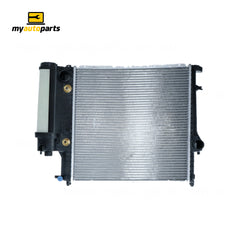 Radiator Plastic Aluminium 440 x 438 x 32 mm Manual/Auto 1.6L/1.8L L M40/M43 Aftermarket Suits BMW 3 Series E36 1991 to 2000