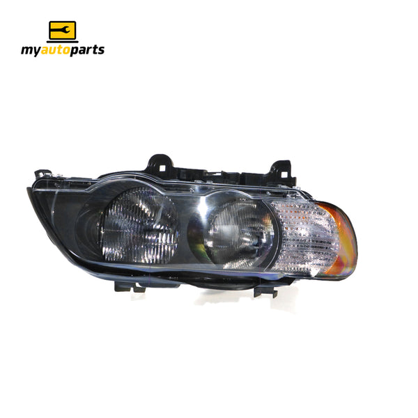 Halogen Electric Adjust Head Lamp Drivers Side Certified Suits BMW X5 E53 2000 to 2007