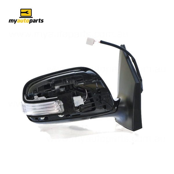Door Mirror With Indicator Drivers Side Genuine suits Toyota Corolla ZRE150 Series Sedan 2010 to 2013