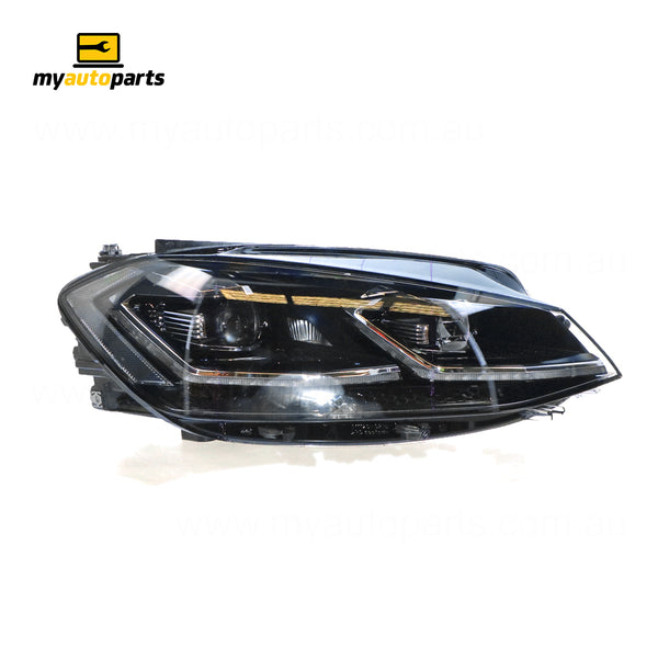 LED Head Lamp Drivers Side Genuine Suits Volkswagen Golf R MK 7 2017 On