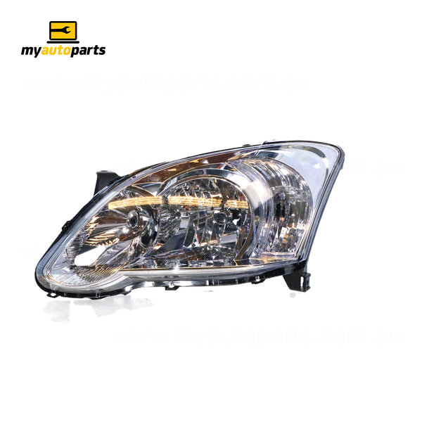 Halogen Head Lamp Passenger Side Certified Suits Toyota Corolla ZZE122R 2004 to 2007