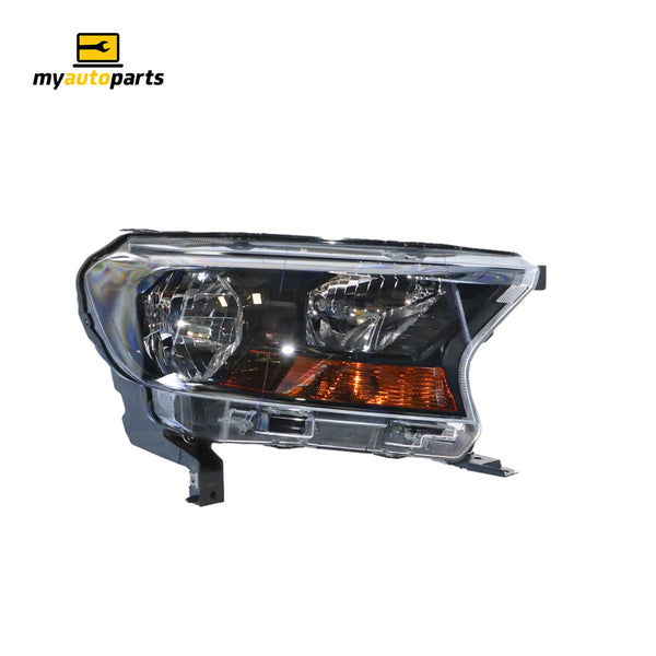 Halogen Head Lamp Drivers Side Genuine Suits Ford Everest Ambiente UA 2015 to 2018