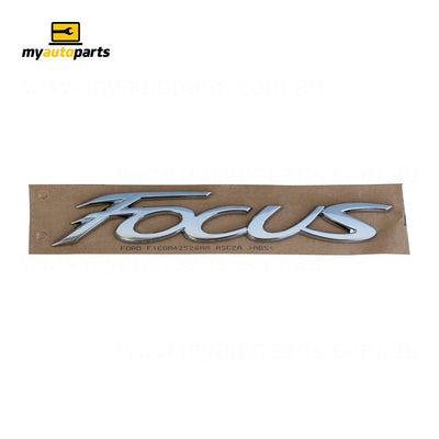 Boot lid Emblem "Focus" Genuine Suits Ford Focus LZ 2015 to 2018