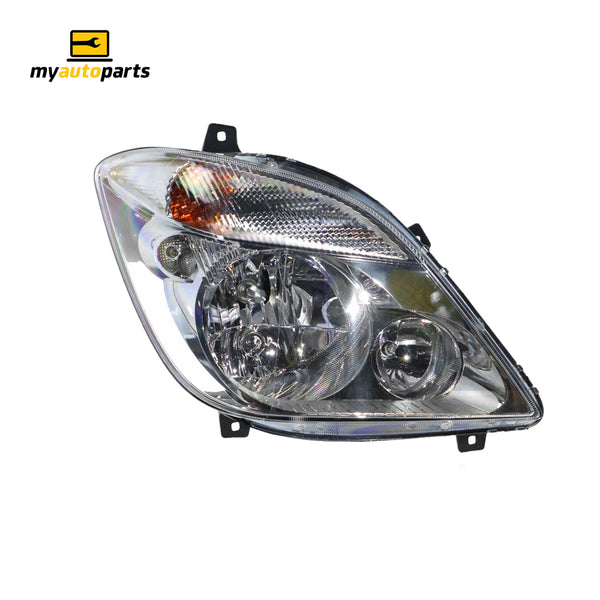 Head Lamp Drivers Side OES Suits Mercedes-Benz Sprinter Fitted Without Fog Lights 2006 to 2013