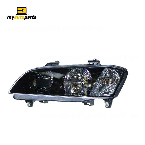 Black Head Lamp Passenger Side Certified suits Holden Commodore VE 8/2006 to 9/2010