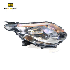 Halogen Head Lamp Drivers Side Certified suits Mitsubishi Triton MQ GLX/GLX+ 2016 to 2018