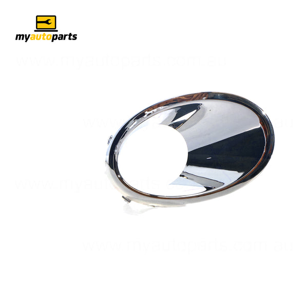 Chrome Front Bar Grille With Fog Light Mount Drivers Side Genuine Suits Nissan Dualis J10 1/2010 to 5/2014