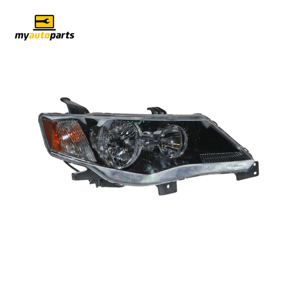 Halogen Head Lamp Drivers Side Genuine Suits Mitsubishi Outlander ZG 2007 to 2009