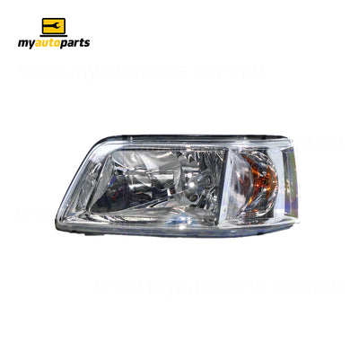 Halogen Electric Adjust Head Lamp Passenger Side OES Suits Volkswagen Transporter T5 2004 to 2015