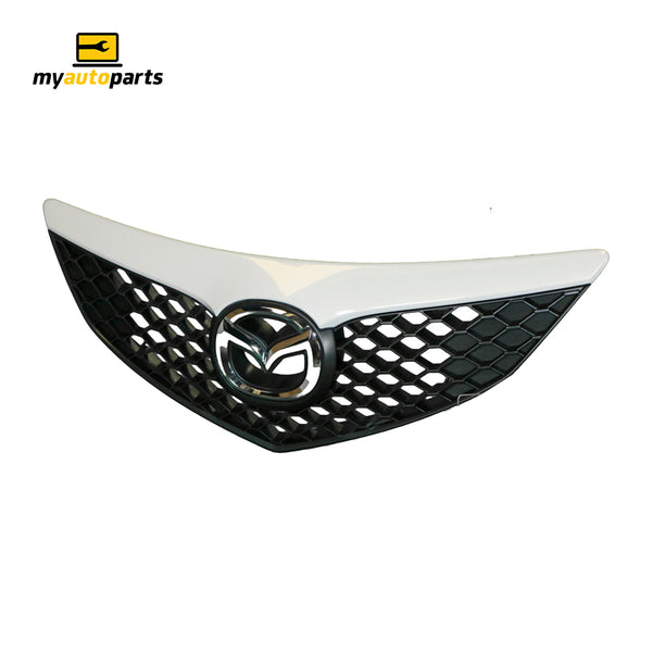 White Grille Genuine Suits Mazda 3 BK 2006 to 2009