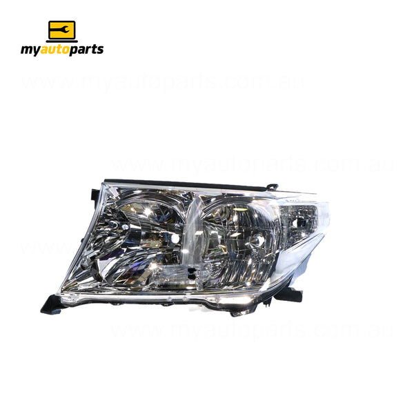 Head Lamp Passenger Side Genuine suits Toyota Landcruiser 200 Series 2007 to 2015