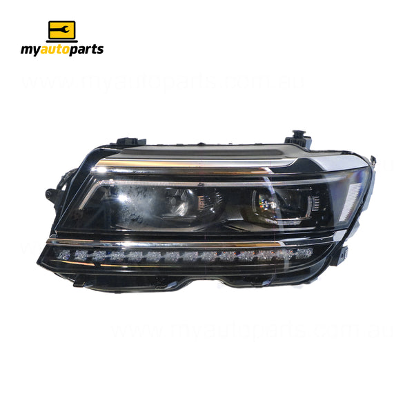 LED Head Lamp Passenger Side Genuine Suits Volkswagen Tiguan ALLSPACE 2018 to 2021