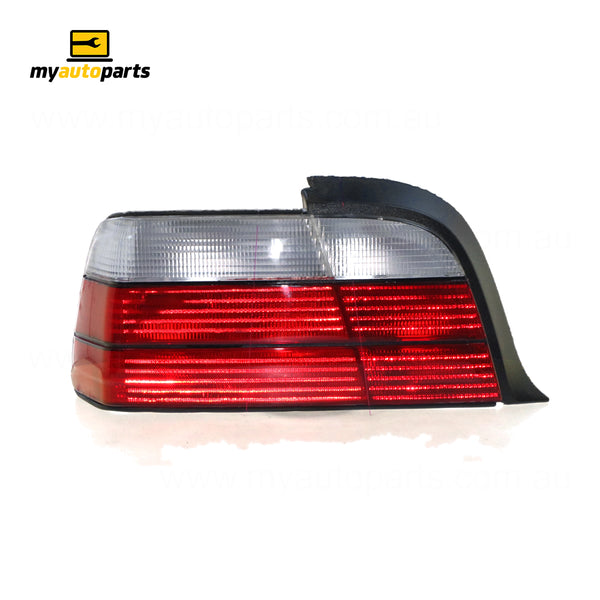 Black Red/Clear Tail Lamp Passenger Side Certified Suits BMW 3 Series E36 Coupe 1997 to 2000